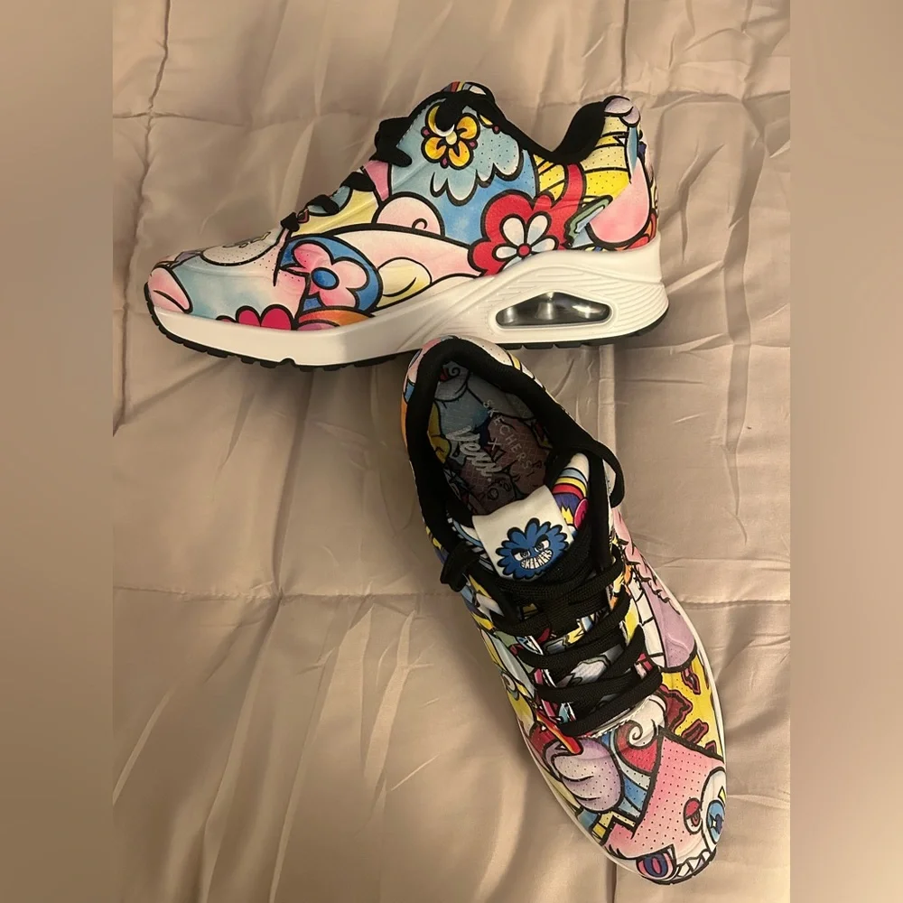 Skechers x VEXX Colorful Cartoon Graphic Sneakers - Picture 7 of 7